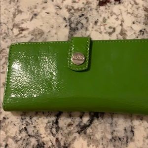 Hobo green Patton wallet